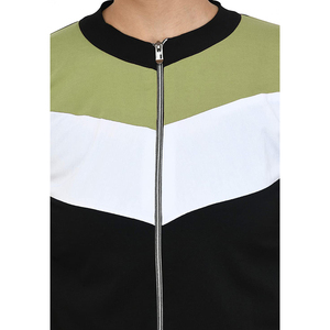 Women's Color Blocking Tracksuit Set Full Sleeve Zipper Sporty Style Breathable Spandex <b>Polyester</b> <b>Joggers</b> With Side Pockets - Product Image 6