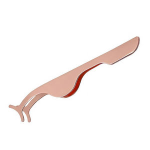 Pince à épiler en acier inoxydable, haute antistatique, longue durée, pointe arrondie, logo personnalisé, marque privée, instrument de beauté - Product Image 3