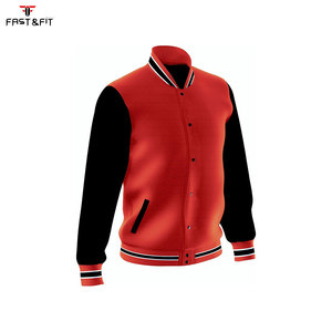 Veste universitaire unisexe personnalisée avec logo brodé sur le devant, toile respirante de haute qualité, coupe-vent, couleur et taille personnalisées - Product Image 5