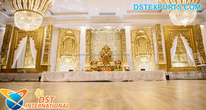 Manavarai-Decoración de escenario de boda, mantel de escenario de indio real, decoración de escenario de boda - Product Image 2