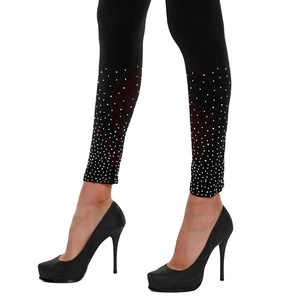 Hot Style Women's Spandex/<b>Nylon</b> High Waist Four-Way Stretch Breathable Tummy Control Sports <b>Leggings</b> Hot Sale High Quality - Product Image 1