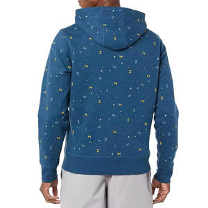 Sudadera con Capucha Unisex Personalizada con Estampado Gráfico de Estrellas, Sudadera de Forro Polar Extra Grande, Ropa Urbana Informal para Otoño e Invierno, Color Azul Verde - Product Image 3