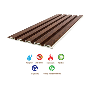 Panneau mural en WPC stratifié imperméable et résistant au feu de qualité supérieure pour la décoration intérieure de la maison (Pima) - Product Image 1