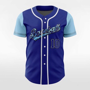 Maillot de baseball respirant style universitaire, sublimation personnalisée, impression numérique, équipement d'équipe pour les matchs de baseball universitaires - Product Image 2