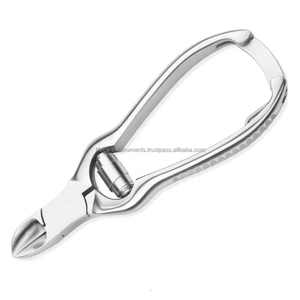 Alicates de uñas gruesos profesionales curvados mejor uso para podología y Podología hechos con acero inoxidable de alta calidad por Life Care. - Product Image 4