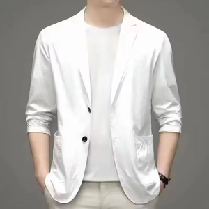 Traje Casual para Hombre con Estampado Polinesio Hawaiano, Diseño de Tatuaje Samoano, Blazer de Pana Antiarrugas, Estilo Formal de Negocios - Product Image 2