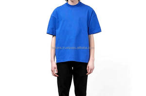 Camiseta Extra Grande de Alta Calidad para Hombre, 100% Algodón, Impresión de Logotipo Personalizado, Transpirable, de Secado Rápido, Ligera, de Manga Corta, con Diseño Liso - Product Image 2