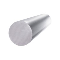 Barre ronde en aluminium massif résistant à l'eau de mer, diamètre extrudé 17 mm, 115 mm, norme EN, accessoires pour yachts et marine