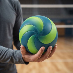 Balón de Voleibol de PVC de Calidad Profesional, Duradero, Ligero, con Diseño de Agarre Cómodo, para Entrenamiento Profesional y Práctica en Club - Product Image 3