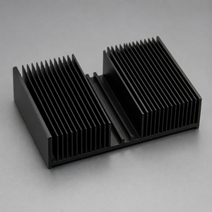 Piezas de Aluminio Mecanizadas por CNC Personalizadas, Piezas de Aluminio Anodizado Fresadas por CNC, Disipador de Calor de Aluminio Anodizado - Product Image 2