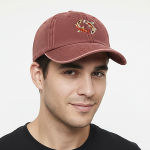 Baseball 6 Panel <b>Summer</b> Hat Custom Embroidery Logo <b>Flat</b> Brim Adjustable Vintage Wash <b>Cap</b> High Quality 100% Acrylic OEM ODM - Product Image 6