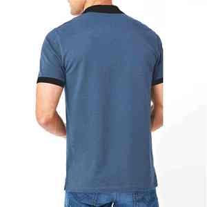 Camisa de Verano para Hombre de Alta Calidad, Personalizable, Estilo Casual de Negocios, Color Sólido, Bordado, Bolsillo, Manga Corta, Tejido de Punto, Secado Rápido - Product Image 4