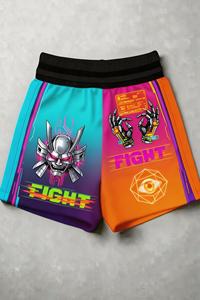 Pantalones Cortos de Boxeo Transpirables de Poliéster, Diseño Gráfico Personalizado, Logotipo Bordado, Equipo de Entrenamiento, Talla Personalizada - Product Image 3