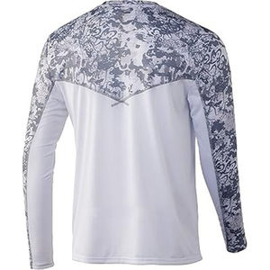 Camisetas de Pesca Personalizadas al por Mayor, Transpirables, 100% Poliéster, de Secado Rápido, con Protección UV, Ropa Deportiva para Exteriores - Product Image 2