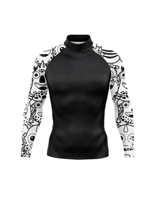 Women's MMA Rash Guard <b>Long</b> Sleeve Training Compression Fitness Apparel - Product Image 3