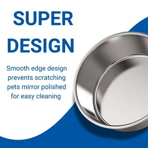 2025, superventas, cuenco para mascotas de acero inoxidable, alimentador portátil grande/pequeño para cachorros, cuencos antideslizantes para comida y agua para gatos y perros - Product Image 5