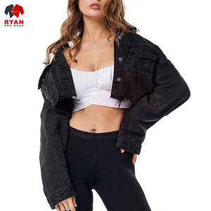 Ryan Pro Gear <b>Customized</b> <b>Denim</b> <b>Jacket</b> For Women Breathable and Comfortable Fabric with <b>Customized</b> Logo OEM Design - Product Image 4