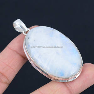 Collier pendentif en argent sterling 925, pendentif délicat, collier de pierres précieuses Bijoux faits à la main Cadeaux de Noël pour elle - Product Image 5