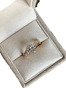 Anillo de Diamante Moissanite de Forma Ovalada, Plata de Ley 925, Anillo de Compromiso y Joyería Personalizada, Regalo para Ella - Product Image 2