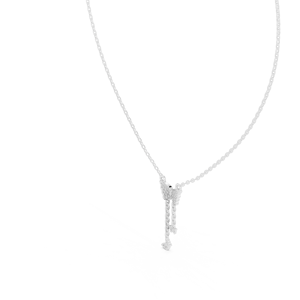 DELICATE DRIFT BUTTERFLY LAB GROWN DIAMOND <b>PENDANT</b> SET IN 18KT <b>SOLID</b> YELLOW <b>GOLD</b> ENGAGEMENT PARTY VALENTINE DAILY WEAR FOR WOMEN - Product Image 5