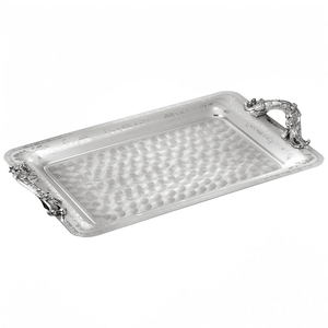 Premium Stainless Steel Multi-Functional <b>Small</b> Size Tray Household Tea Coffee Juice Glass Serving & <b>Storage</b> Ornament - Product Image 1