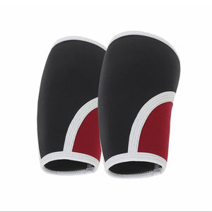 Genouillères en néoprène 7 mm avec logo personnalisé, accessoires de gym pour la musculation, sangle de sécurité sportive, genouillères de levage - Product Image 2