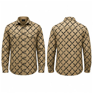 Chemise de travail de soudage américaine 100 % coton de haute qualité à vendre – Manches de soudage de bonne qualité, tissu réfléchissant de sécurité, OEM - Product Image 1