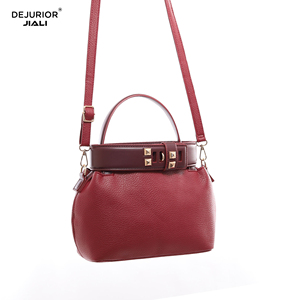 DEJURIOR PU Leather Tote Bag Set for Women 2-Piece Fashion Shoulder/Crossbody Handbag with Polyester Lining and <b>Zip</b> Closure - Product Image 2