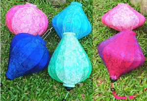 Wholesale <b>Bamboo</b> <b>Lantern</b> Silk <b>Lanterns</b> Vietnam Decorative Silk <b>Lanterns</b> Traditional Silk <b>Lanterns</b> For Home Decoration - Product Image 5