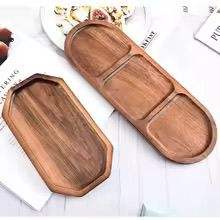 Bandeja Rectangular Premium de Madera de Acacia para Servir el Desayuno con Patas Plegables para un Fácil Almacenamiento - Product Image 5