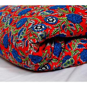 Tela de Algodón Estampada con Bloques Florales, Ligera, para Decoración del Hogar, Bolsos y Confección de Vestidos, en Metros, Tela de Algodón para Tapicería - Product Image 2
