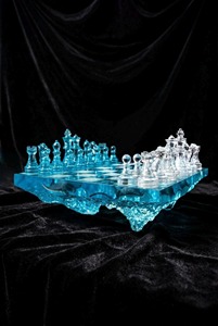 Juego de Ajedrez Artístico Hecho a Mano Belladec, Ajedrez de Resina con Diseño de Caballero Renacentista, Tablero de Ajedrez Recreativo - Product Image 4