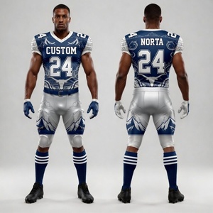 Uniforme de football entièrement sublimé, poids lourd, avec tissu extensible et impression résistante à la décoloration - Product Image 6