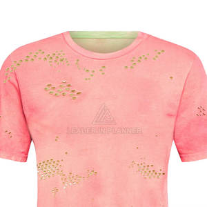 เสื้อยืดแห้งเร็ว ระบายอากาศดี ทรงสลิมฟิต สไตล์ลำลอง เสื้อยืดดีไซน์ขาดๆ ขายดีออนไลน์ เสื้อยืดดีไซน์ขาดๆ - Product Image 6