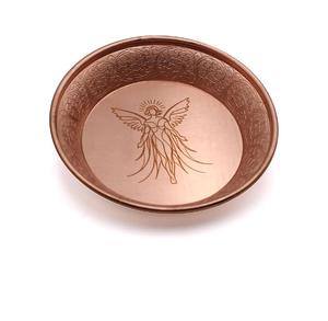 จานซอสสแตนเลสลายดอกไม้สลัก จานซอสขนาดเล็ก ชามใส่เครื่องปรุงทรงกลม ชามจิ้มซูชิ - Product Image 6