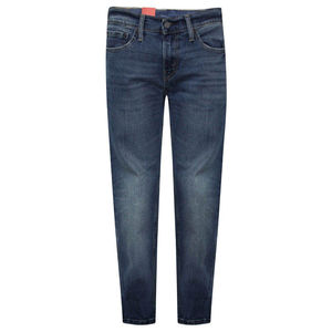 Jeans en denim personnalisés brodés pour hommes, style baggy, délavés, streetwear hip-hop, vintage, bleu, vente en gros - Product Image 4