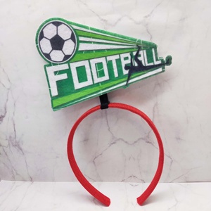Diadema de Fútbol para Decoración de Fiestas, Diseño Vibrante y Atrevido para Fanáticos del Fútbol, Lista para Grandes Partidos, con Motivos Clásicos de Balón - Product Image 5