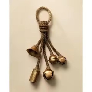 Campana Metálica Colgante Navideña para Decoración del Hogar y Jardín, Adorno Festivo para Fiestas, Accesorios para Árboles y Exhibición de Regalos - Product Image 1