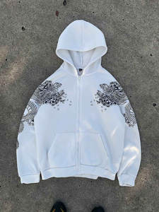 Sudadera con Capucha de Invierno de Primera Calidad, con Cierre, Suave y Transpirable, con Bolsillo, Unisex, 100% Algodón, 450GSM, Personalizable - Product Image 3