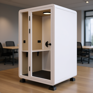 Solo Plus HIPOD Mobilier de bureau moderne, cabines de réunion modulaires, cabines téléphoniques, cabines acoustiques pour un environnement de travail confortable - Product Image 3