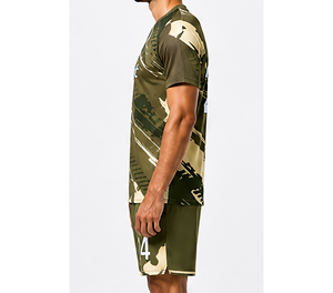 Maillot de football/soccer classique rétro personnalisable à motif géométrique, respirant et à séchage rapide, qualité supérieure du Pakistan - Product Image 4