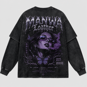 เสื้อยืดแขนสั้นผ้าเดนิมทรงปกติ MANWA 100% คอตตอน ดีไซน์คอกลมสไตล์สตรีทแวร์ลำลองสำหรับผู้ชาย ราคาประหยัด - Product Image 3
