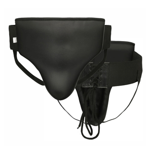 Custom Men's Cowhide <b>Leather</b> Groin Guard <b>Underwear</b> for Muay Thai MMA Boxing-Breathable Custom Logo Design Customizable Colors - Product Image 2