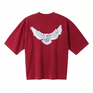 Camiseta de Hombre Personalizada con Nombre de Marca, Estampado Digital Tejido, Cuello Redondo, Manga Corta, Corte Regular, Algodón de Secado Rápido, Transpirable, Estilo Casual Urbano - Product Image 1