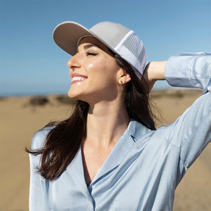 Custom 6-Panel Adjustable Breathable Waterproof 100% Cotton Unisex <b>Quick</b> <b>Dry</b> Baseball <b>Caps</b> Rubber PVC Logo Truckers Style Sports - Product Image 3