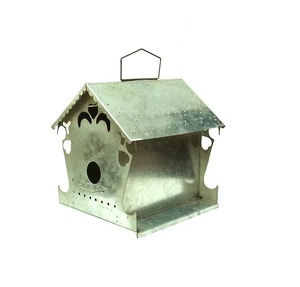 Casa para Pájaros de Metal Antigua, Altamente Duradera, Decorativa para Jardín, con Diseño Sólido y Cierre de Botón - Product Image 1