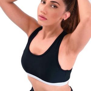 Sujetador de Yoga transpirable antiolor sin costuras súper caliente espalda cruzada almohadilla extraíble de talla grande Spandex/poliéster ropa de gimnasio - Product Image 2