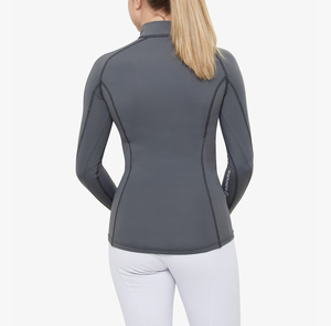ผู้ผลิตเสื้อเบสเลเยอร์ผ้าสเตรชสำหรับขี่ม้าพร้อมโลโก้สั่งทำ - Product Image 2