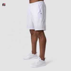 Pantalones cortos de gimnasio para hombre, ropa de entrenamiento atlético de tela polar 100% de poliéster, con logotipo personalizado, servicio OEM - Product Image 5
