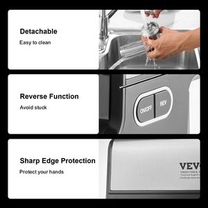 Tritacarne Elettrico con Capacità di 4,2 Libbre/Minuto, Lama in Acciaio Inox e Piastra di Macinazione per Salsicce e Kebab, Kit in Acciaio Inox - Product Image 5